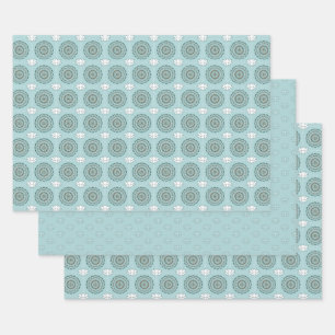 Ensemble de papier d'enveloppement Lotus Weave