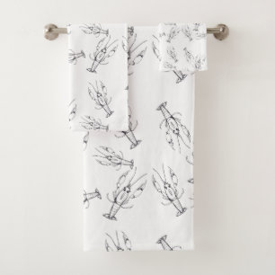 Ensemble de salle de bain à langouste