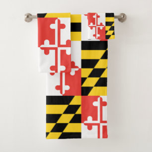 Ensemble de serviette de Bath de drapeau du