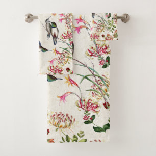 Ensemble de serviette de Bath de fleur de