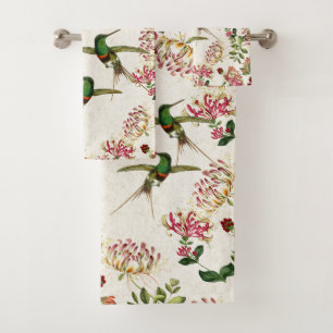 Ensemble de serviette de Bath de fleur de