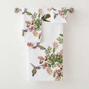 Ensemble de serviette de Bath de fleurs d'animaux