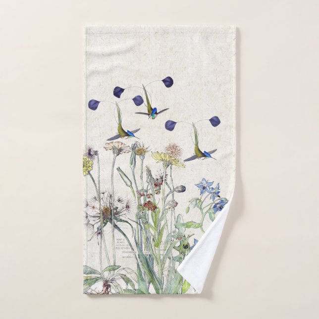 Ensemble de serviette de Bath de fleurs de Catsear (Serviette à main)