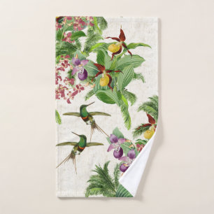 Ensemble de serviette de Bath de fleurs d'orchidée