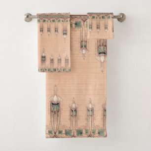 Ensemble de serviette de Bath de Nouveau Fleur de