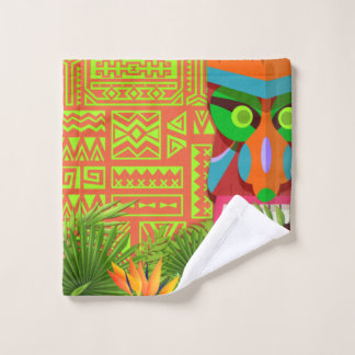 Ensemble de serviette de Bath de Tiki
