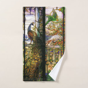 Ensemble de serviette de Bath de volière de fleur