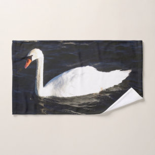 Ensemble de serviette de cygne muet