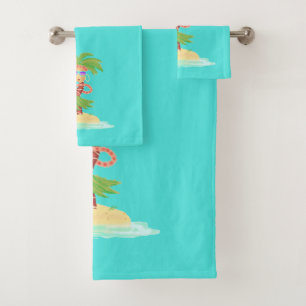 Ensemble de serviette de paume de danse