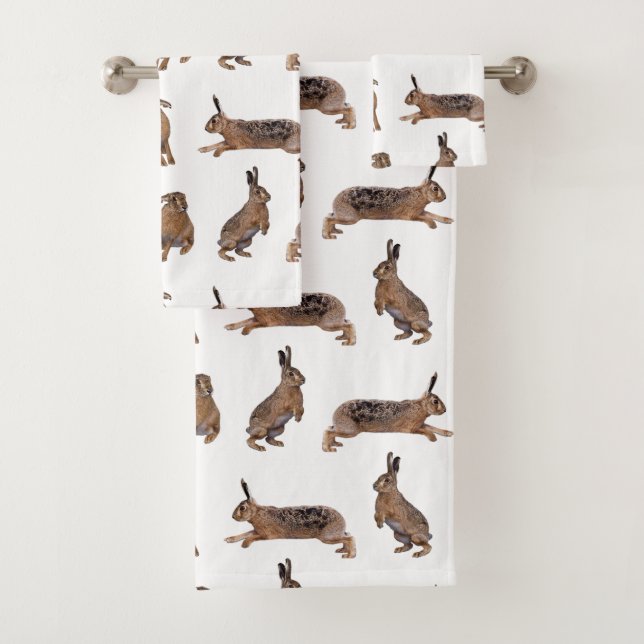 Ensemble de serviette de salle de bains de (En situation)