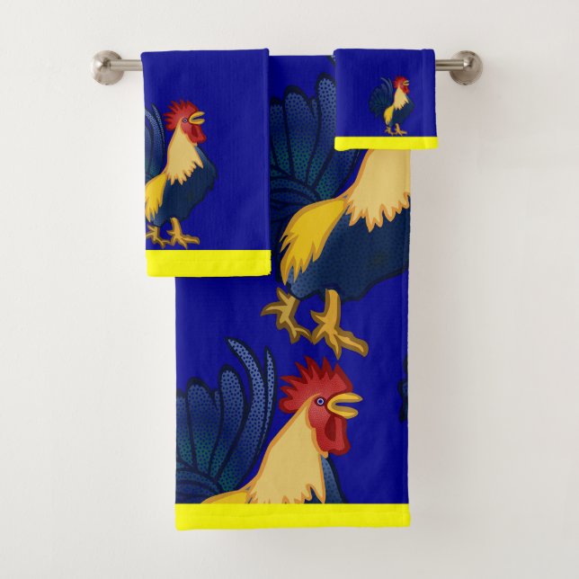 Ensemble de serviette de salle de bains de (En situation)