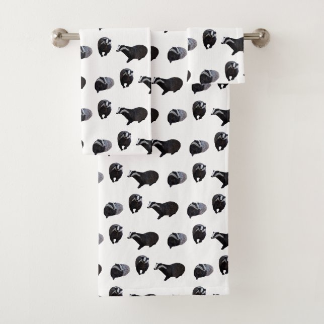 Ensemble de serviette de salle de bains de (En situation)