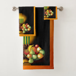 Ensemble de serviette de salle de bains de Kwanzaa