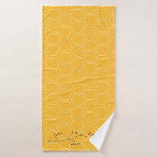 Ensemble de serviettes Abeille et Nid d'abeille fl