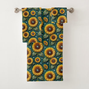 Ensemble de serviettes Bohème Soleil et Diamants