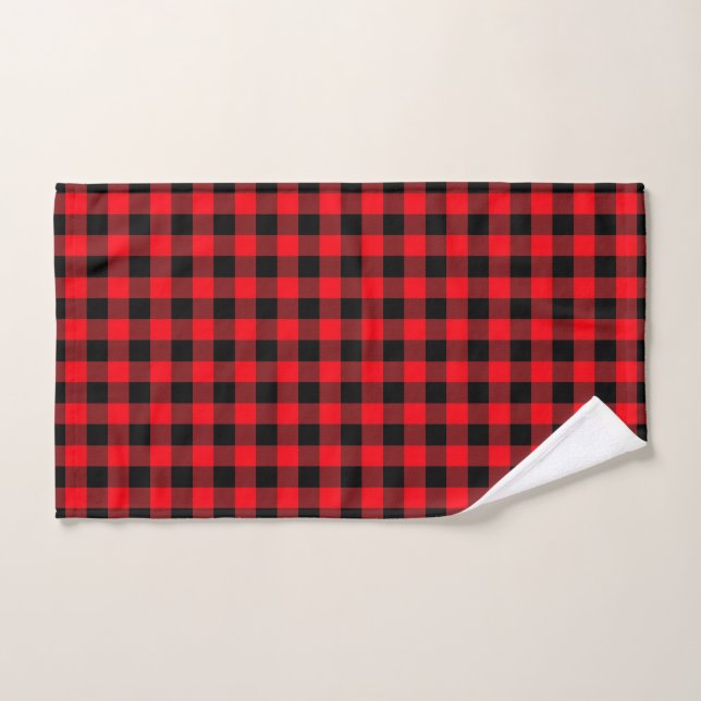 Ensemble de serviettes Buffalo Plaid (Serviette à main)