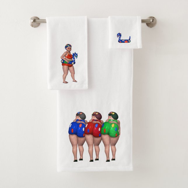 Ensemble de serviettes de bain (En situation)