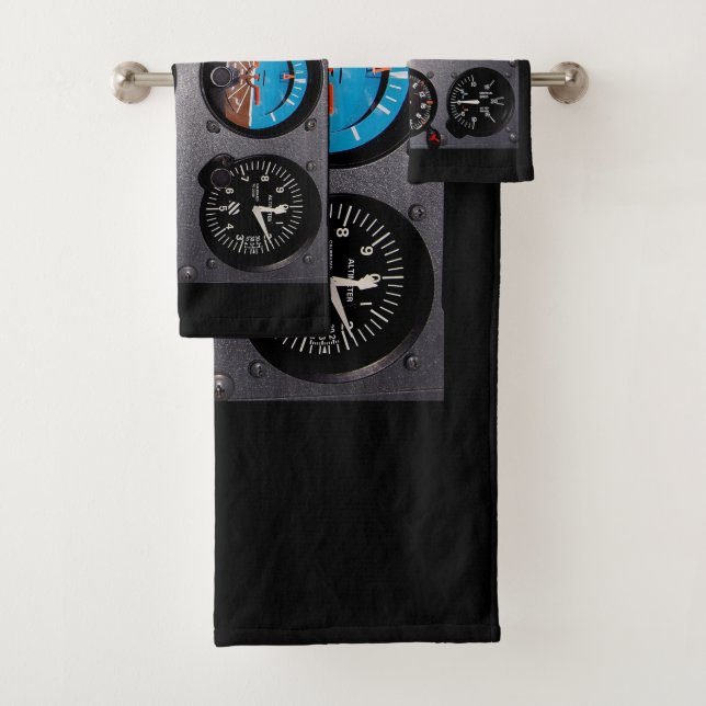 Ensemble de serviettes de bain 6 pack pour pilote (En situation)