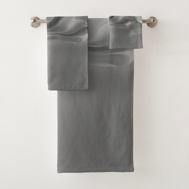 Ensemble de serviettes de bain à impression numéri (En situation)