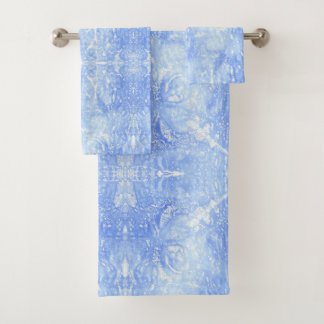 Ensemble de serviettes de bain Abstrait bleu clair