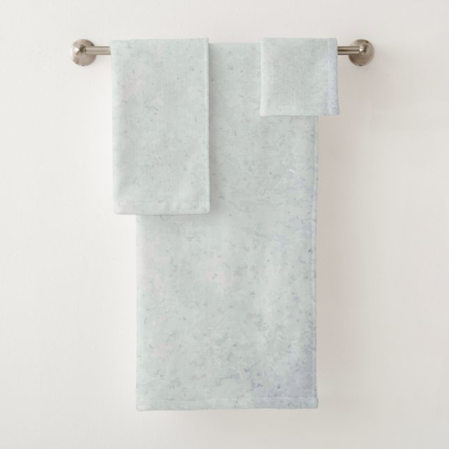 Ensemble de serviettes de bain américaine en coule (En situation)