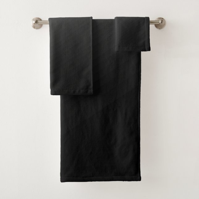 Ensemble de serviettes de bain américaine en coule (En situation)
