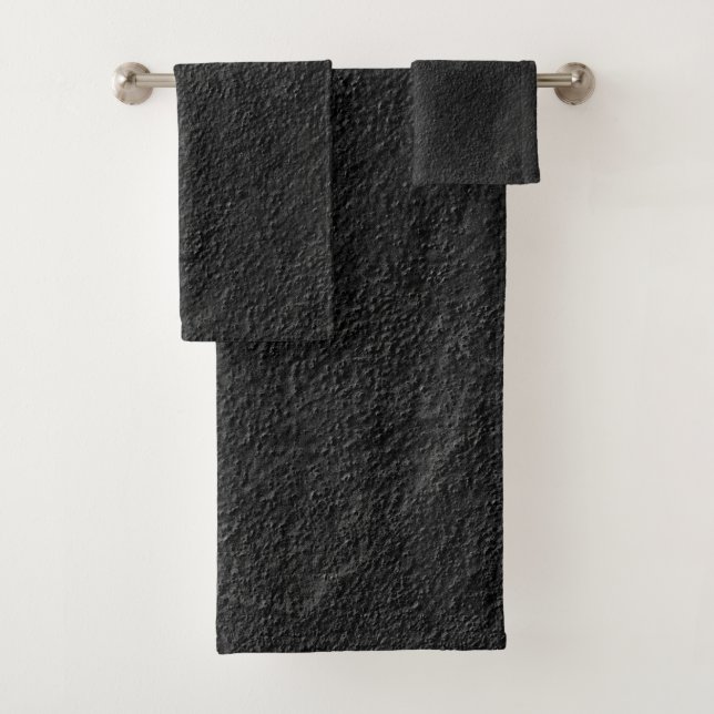 Ensemble de serviettes de bain américaine en coule (En situation)