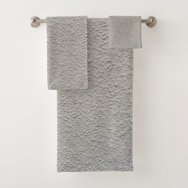 Ensemble de serviettes de bain américaine en coule (En situation)