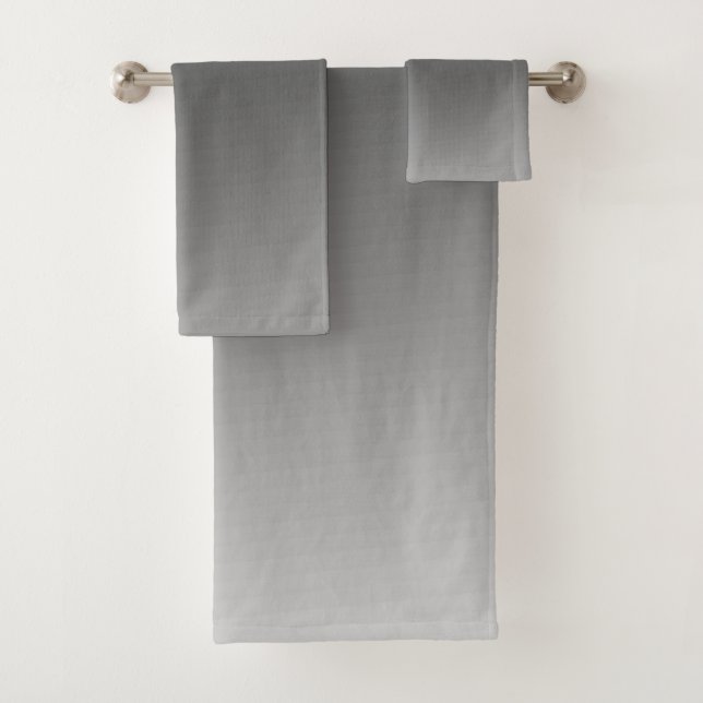 Ensemble de serviettes de bain américaine en coule (En situation)