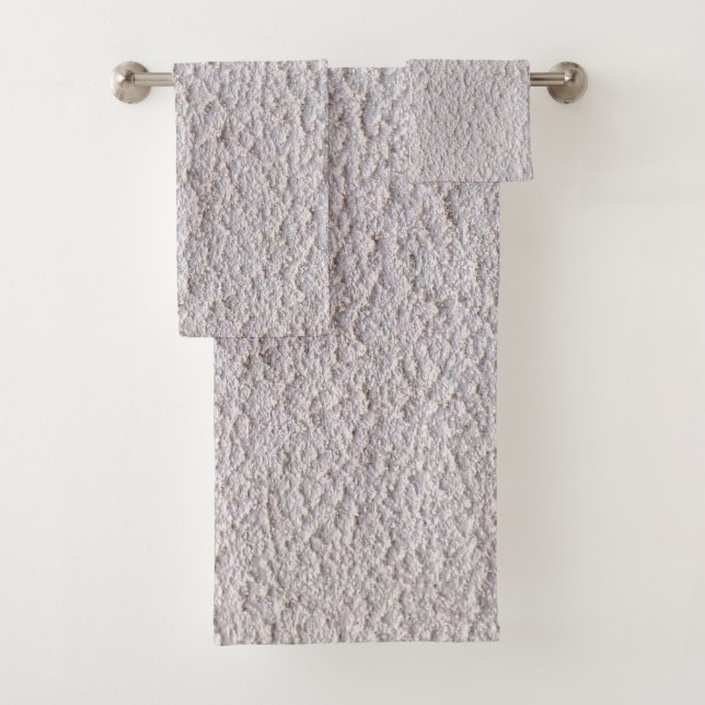 Ensemble de serviettes de bain américaine en coule (En situation)