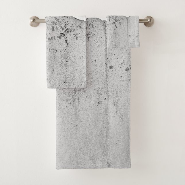 Ensemble de serviettes de bain américaine en coule (En situation)