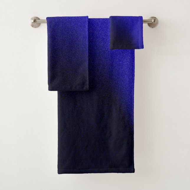 Ensemble de serviettes de bain américaine en coule (En situation)