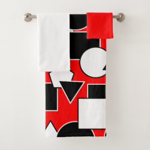Ensemble de serviettes de bain Bauhaus Collage