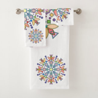 Ensemble de serviettes de bain Blossom Geometry™