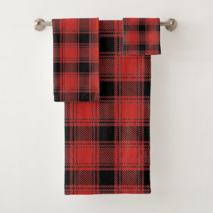 Ensemble de serviettes de bain Buffalo Plaid Desig