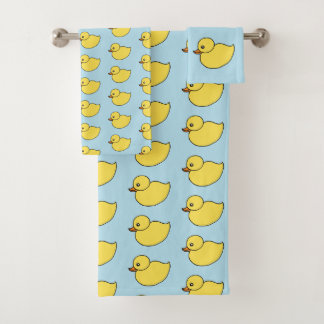Ensemble de serviettes de bain Canard Jaune