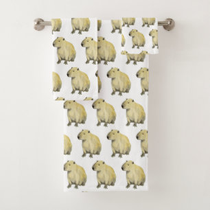 Ensemble de serviettes de bain Capybara