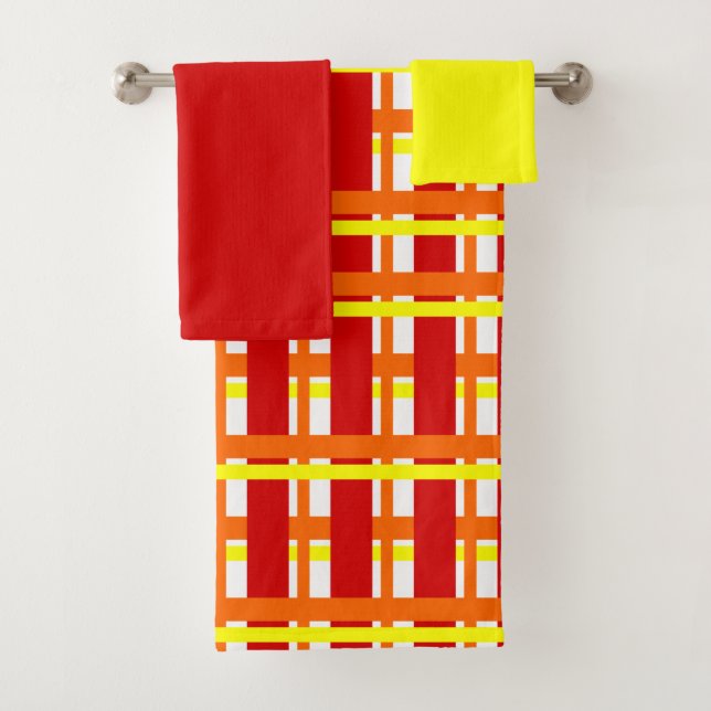 Ensemble De Serviettes De Bain Chauffées (En situation)