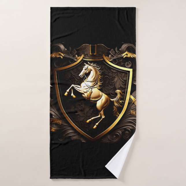Ensemble de serviettes de bain Cheval cabré hérald (Serviette de bain)