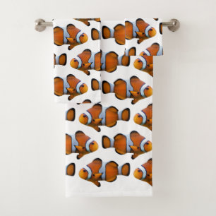 Ensemble de serviettes de bain Clownfish Frenzy
