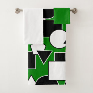 Ensemble de serviettes de bain Collage Green Bauha