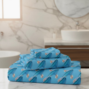 Ensemble de serviettes de bain congelées