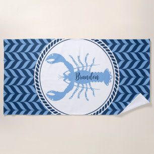 Ensemble de serviettes de bain côtières au bleu na