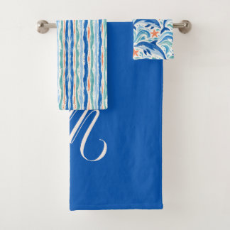 Ensemble de serviettes de bain dauphin côtier mono