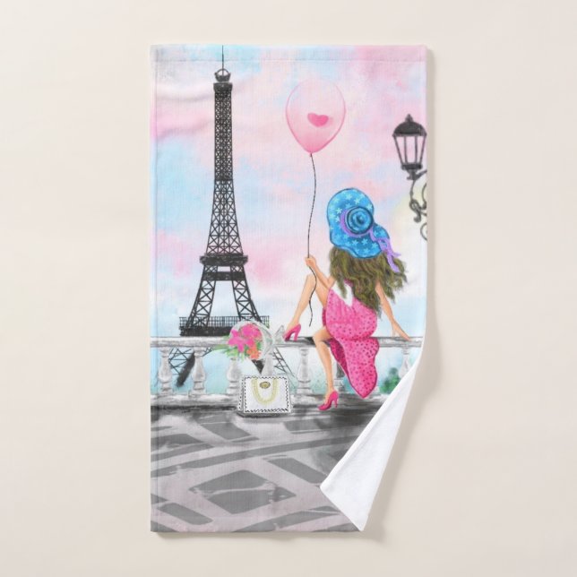 Ensemble de serviettes de bain de Paris (Serviette à main)