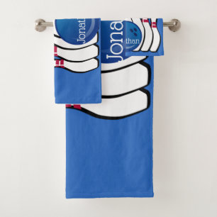 Ensemble de serviettes de bain design Bowling