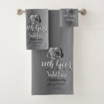 Ensemble de serviettes de bain en acier Rose 11e a<br><div class="desc">Vous cherchez des serviettes de 11e anniversaire de mariage? Ne cherchez pas plus loin,  ces graphismes roses époustouflants raviront et inspireront pour les années à venir!</div>
