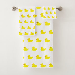 Ensemble de serviettes de bain en caoutchouc peint