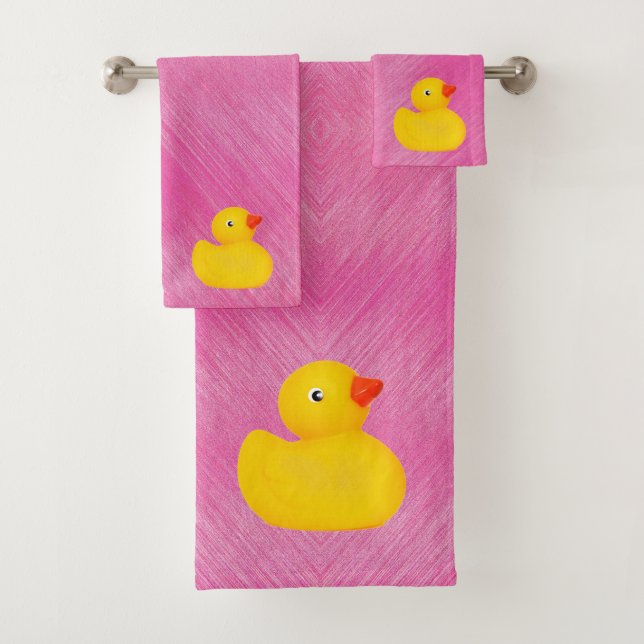 Ensemble de serviettes de bain en caoutchouc pour  (En situation)