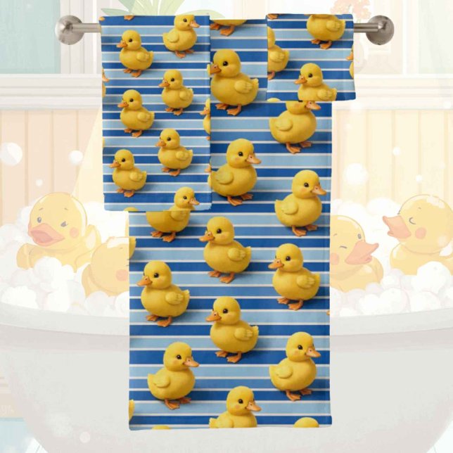 Ensemble de serviettes de bain en caoutchouc pour  (Créateur téléchargé)